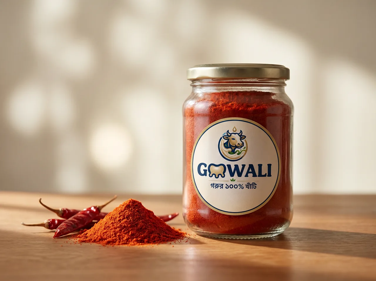 GOOWALI red chili powder pack with chilies