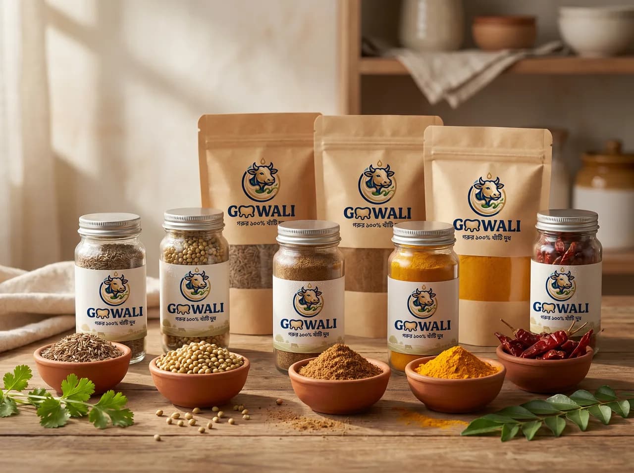 GOOWALI organic spice set