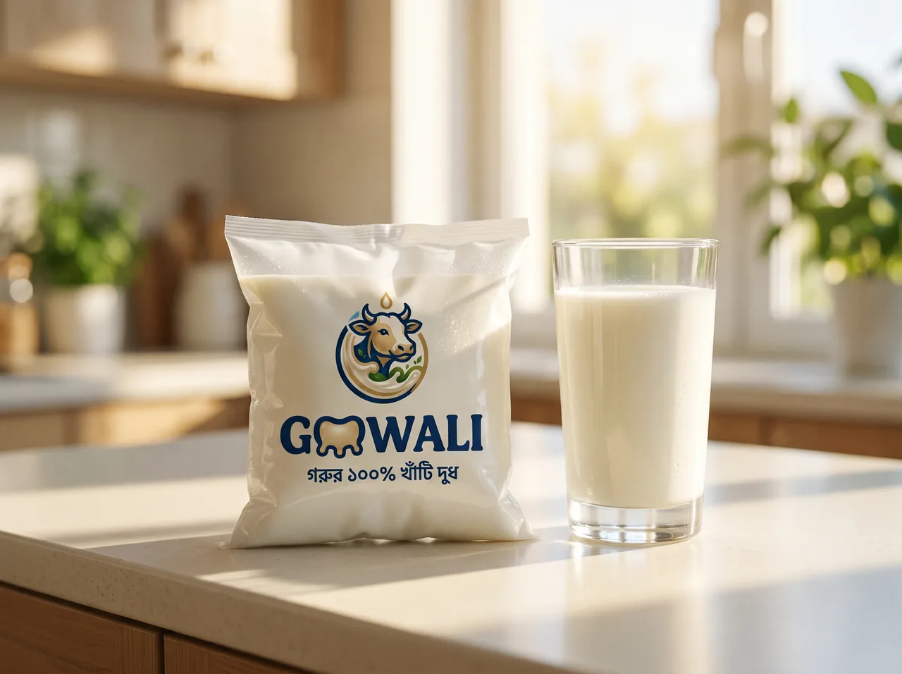GOOWALI pasteurized milk pouch