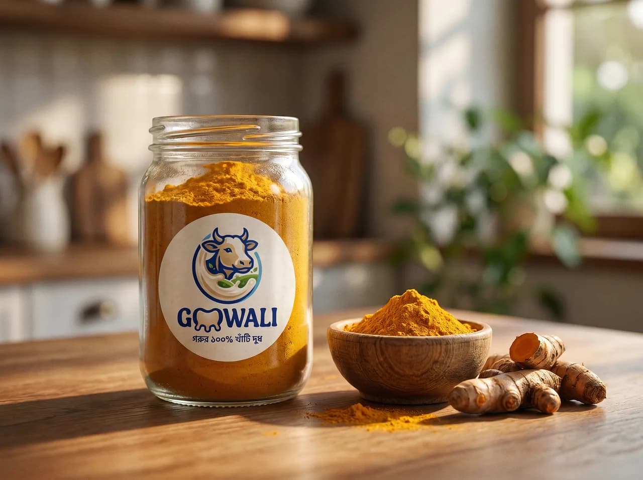 GOOWALI turmeric powder pack with roots
