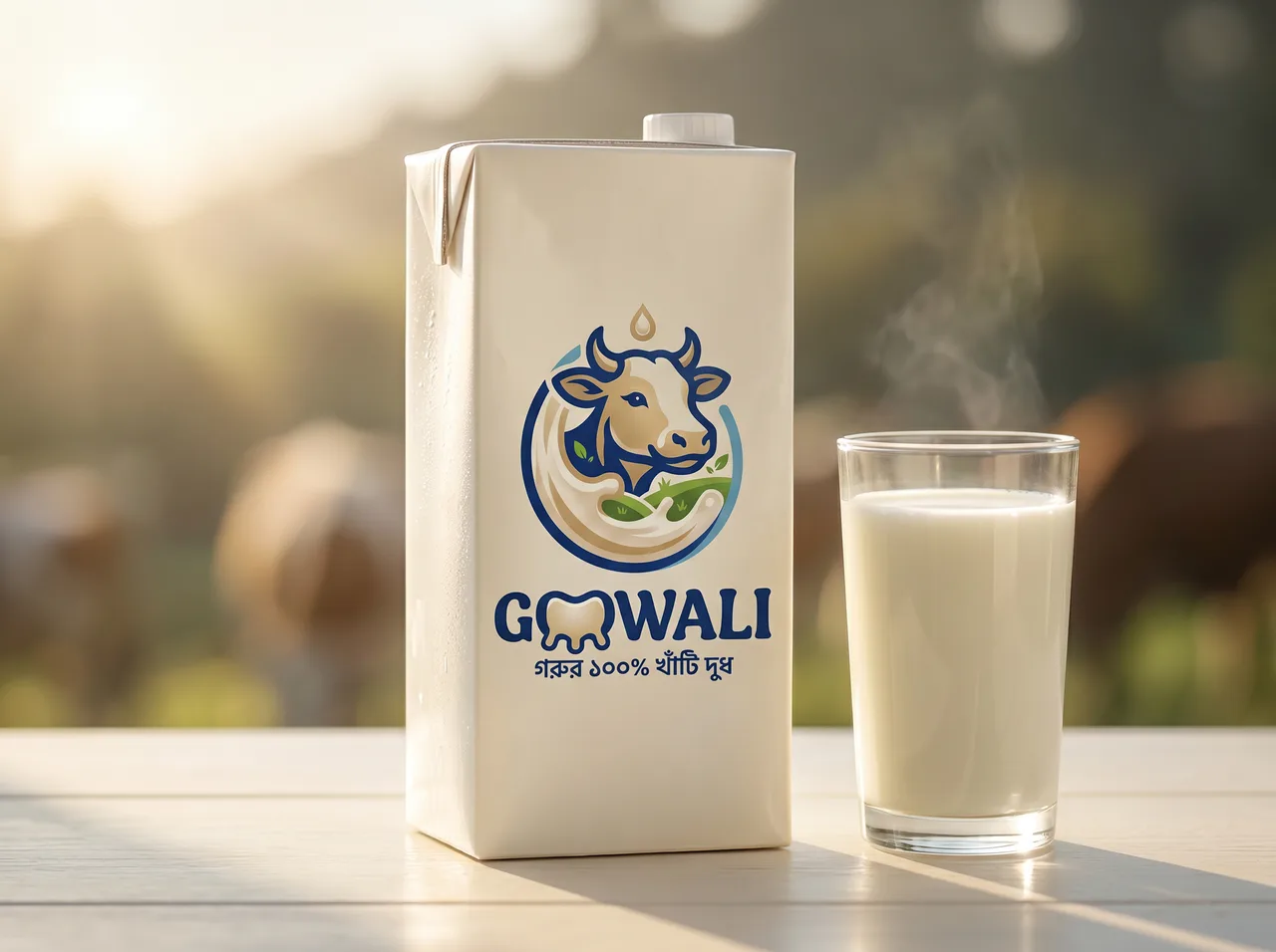 GOOWALI UHT long-life milk carton